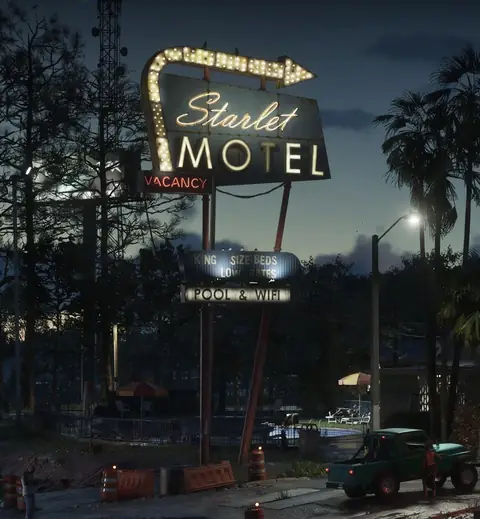 Starlet Motel Sign en GTA 6