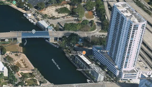 W Flagler St Drawbrige, Miami