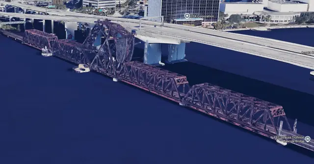 FEC Strauss Trunnion Bascule Bridge, Jacksonville