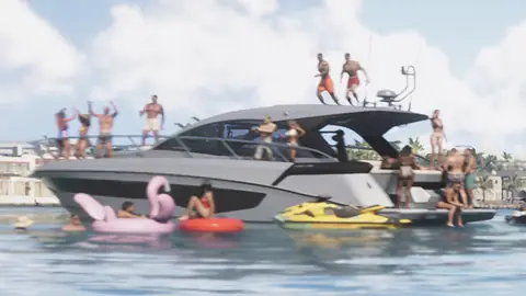 Azimut Atlantis 45-inspired yacht in GTA VI