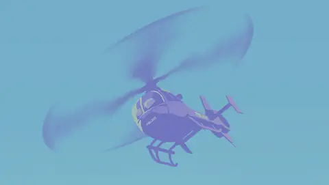 Eurocopter EC135-inspired police helicopter in GTA VI