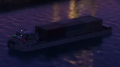 Shipyard De Hoop Brion-inspired barge in GTA VI